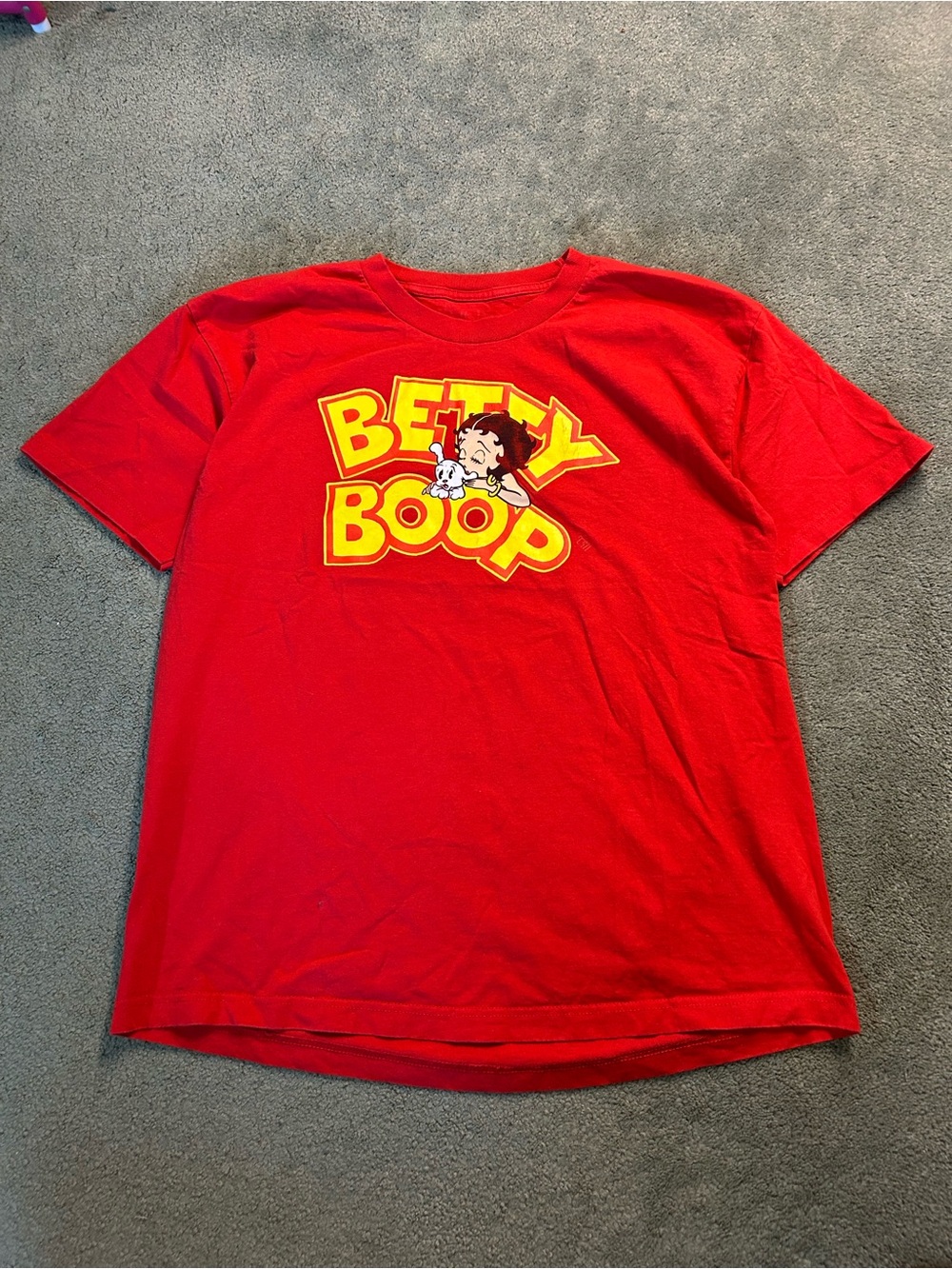 Vintage Betty Boop T Shirt Size XL Y2K With Pudgy The Dog